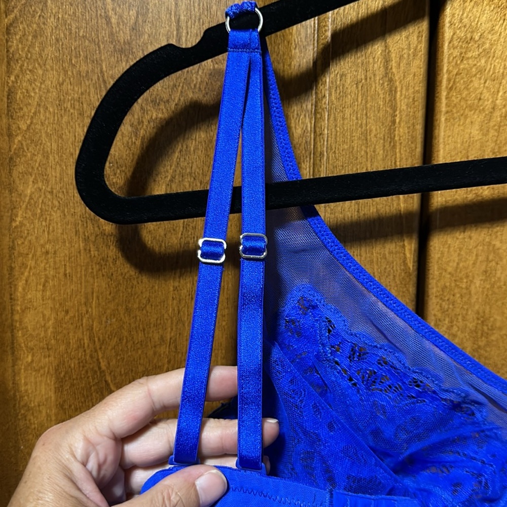 Sz D36⭐️New Prima Donna Twist First Night Blue Longline Bra. Never Worn! - Picture 5 of 8